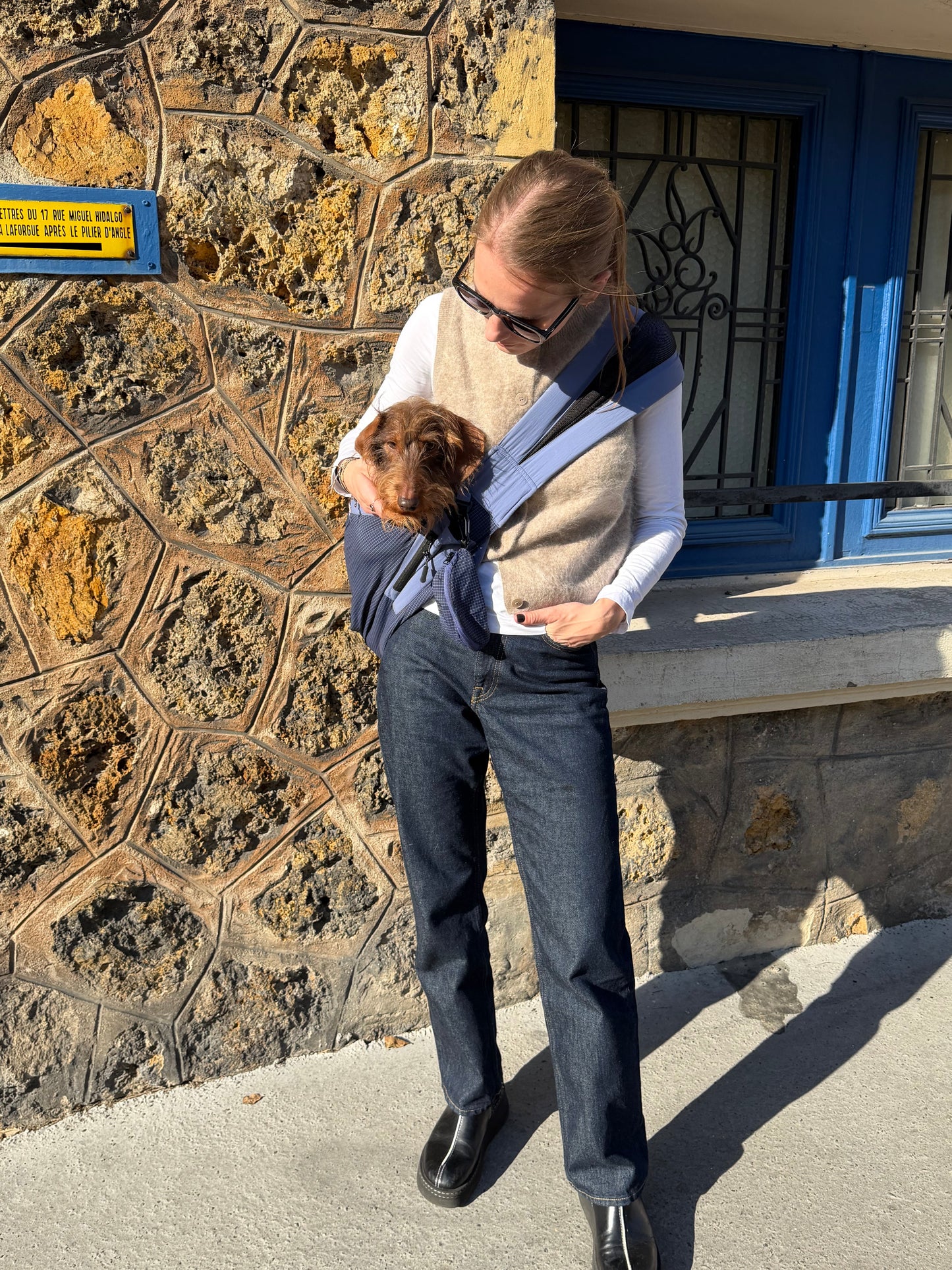 Petit sac à friandises bleu - Weloca