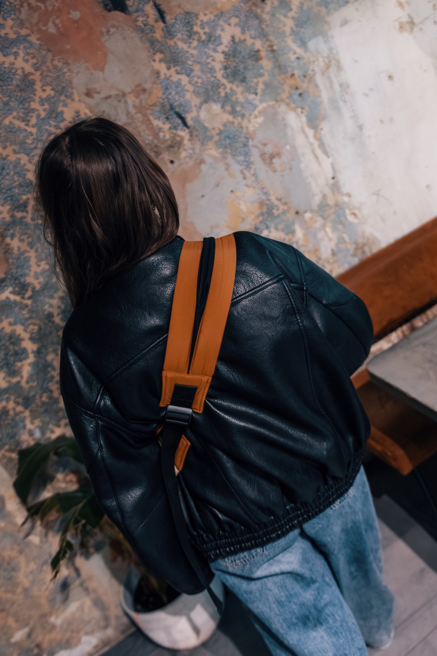 Sac de transport en bandoulière marron - Weloca