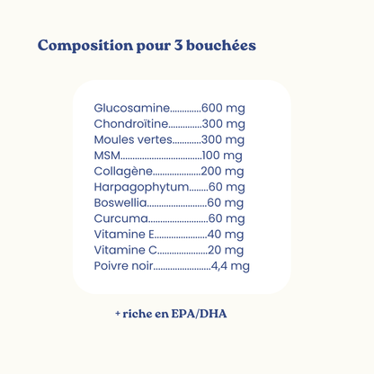 Complément articulations | 120 bouchées - Weloca