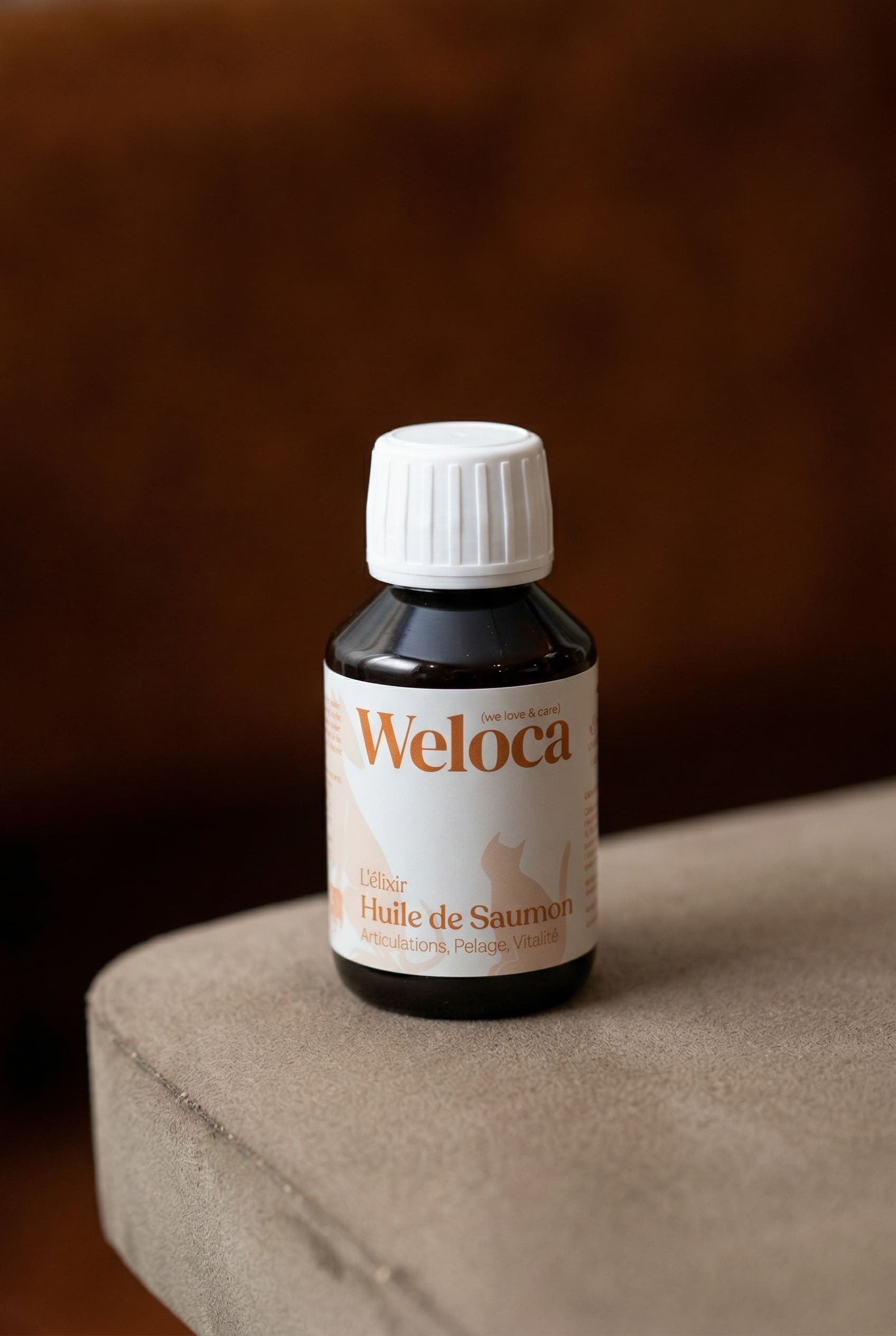 Huile de saumon 100 ml | Chien et chat - Weloca