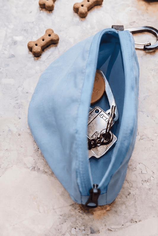 Petit sac à friandises bleu clair - Weloca