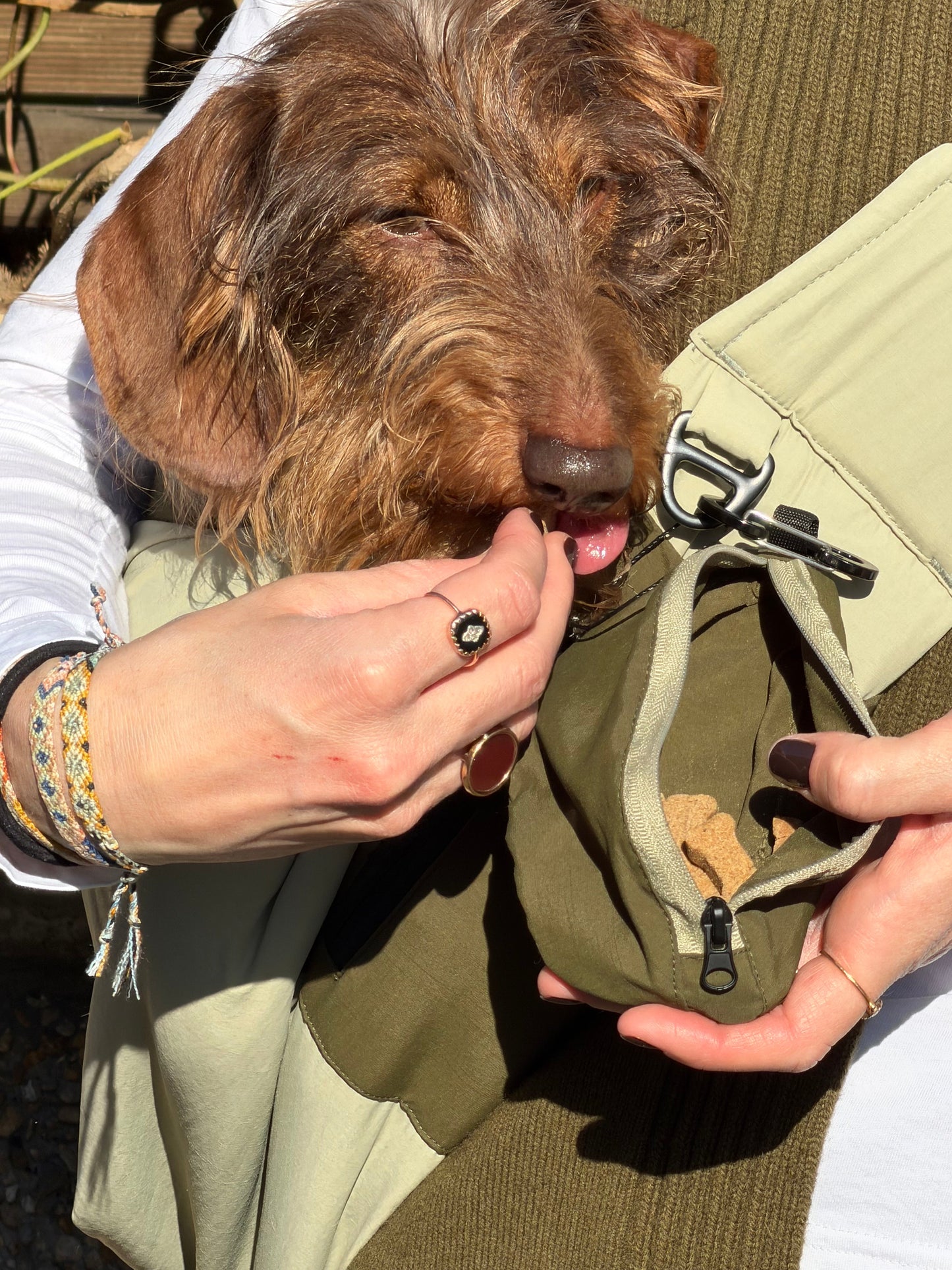 Petit sac à friandises kaki - Weloca