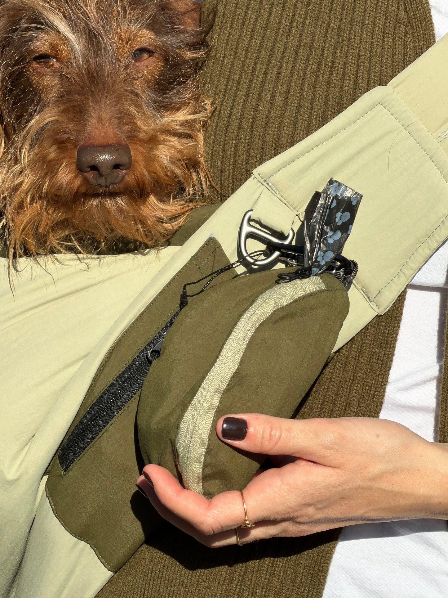 Petit sac à friandises kaki - Weloca