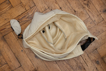 Sac de transport en bandoulière beige - Version printemps / été - Weloca