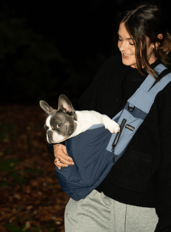 Sac de transport en bandoulière bleu - Weloca