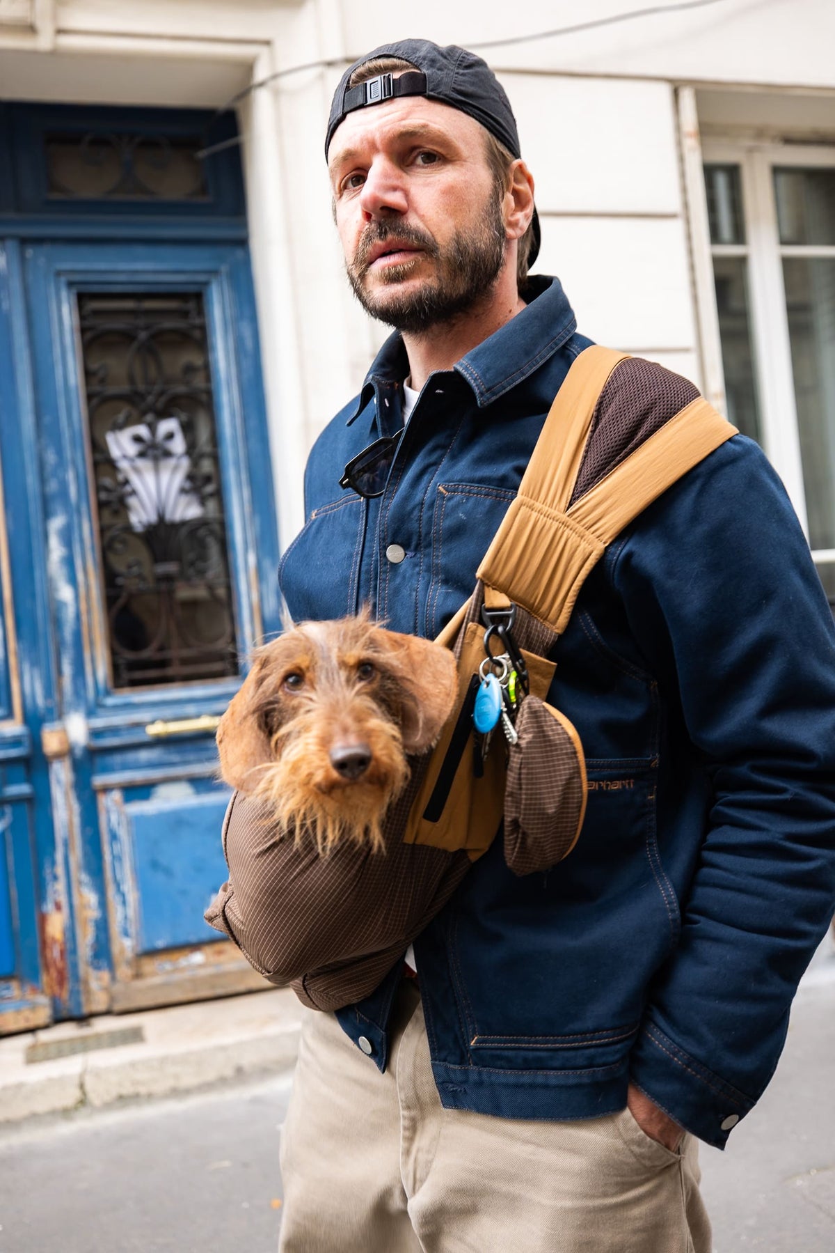 Sac de transport en bandoulière marron - Weloca