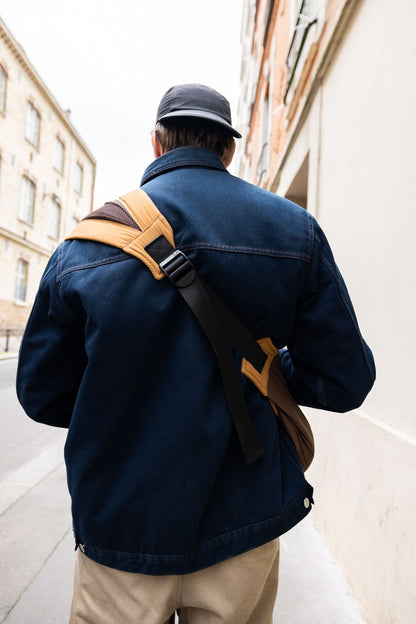 Sac de transport en bandoulière marron - Weloca
