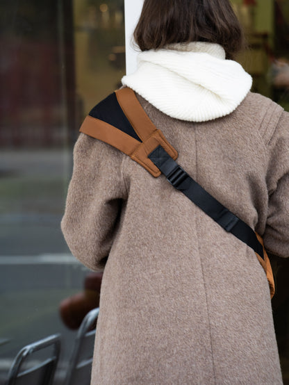 Sac de transport en bandoulière orange - Weloca