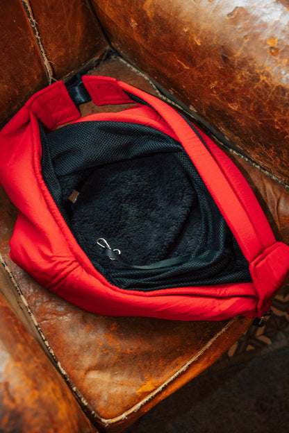 Sac de transport en bandoulière rouge - Weloca