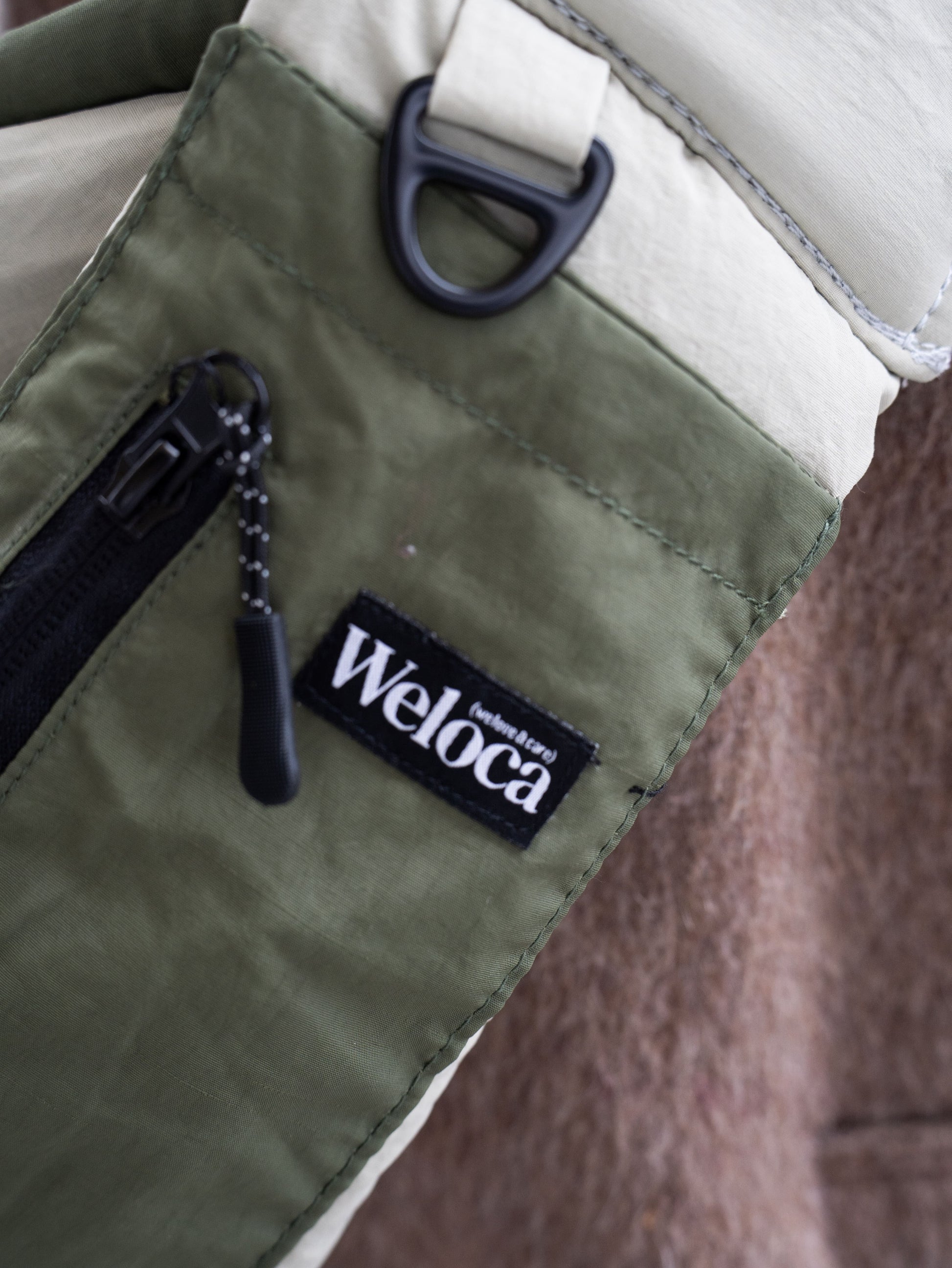 Sac de transport en bandoulière vert - Weloca