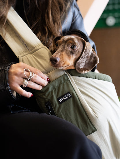 Sac de transport en bandoulière vert - Weloca