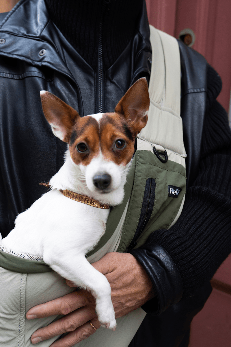 Sac de transport en bandoulière vert - Weloca